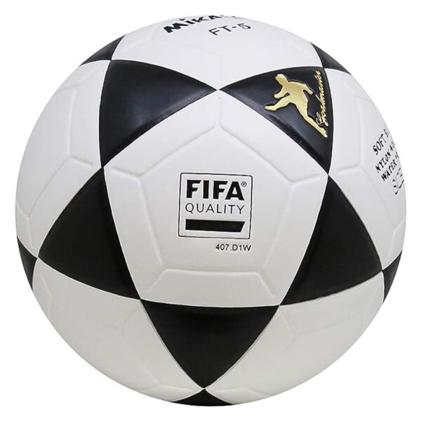 BALÓN FÚTBOL 11 MIKASA FT-5 CUERO SINTÉTICO TERMOSOLDADO - Imagen 3