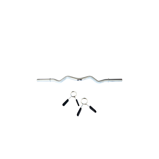 BARRA Z BÍCEPS CON FIJACIONES MUELLE