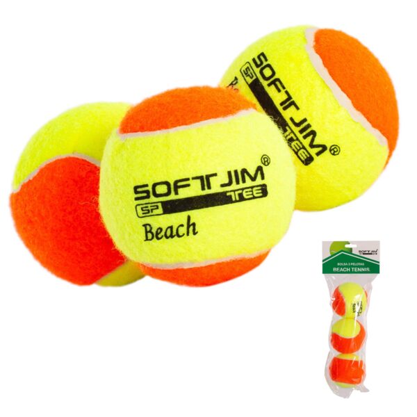 BOLSA 3 PELOTAS SOFTEE DE BEACH TENNIS - Imagen 2