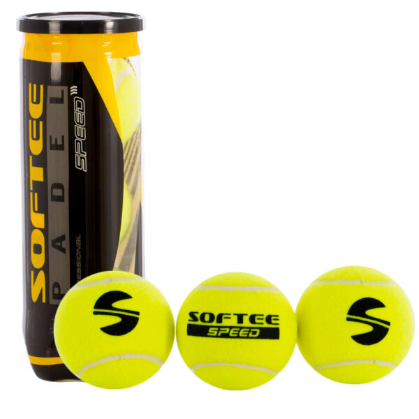 BOTE 3 PELOTAS PADEL SOFTEE SPEED - Imagen 2