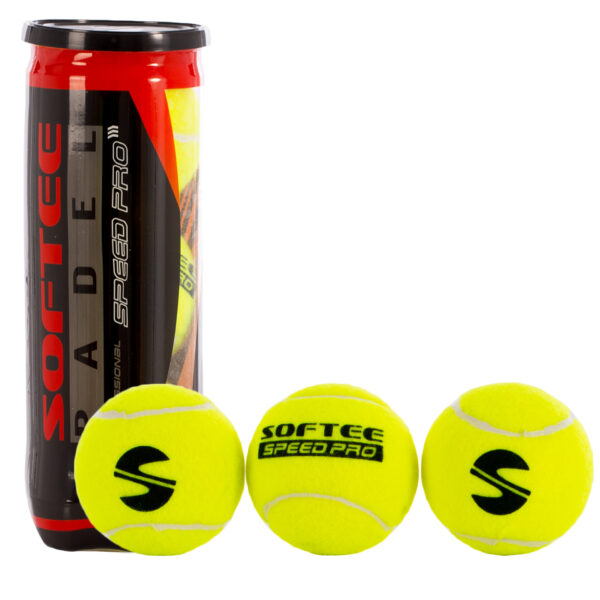 BOTE 3 PELOTAS PADEL SOFTEE SPEED PRO - Imagen 3