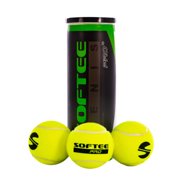 BOTE 3 PELOTAS TENIS SOFTEE PRO - Imagen 2