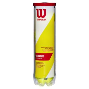 BOTE 4 PELOTAS TENIS WILSON CHAMPIONSHIP XD