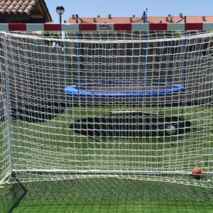 JUEGO CORTINAS AMORTIGUADORAS FÚTBOL SALA/BALONMANO 4MM LINEA PREMIUM BLANCO