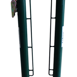 JUEGO POSTES PÁDEL METÁLICOS Ø 80MM FIJOS