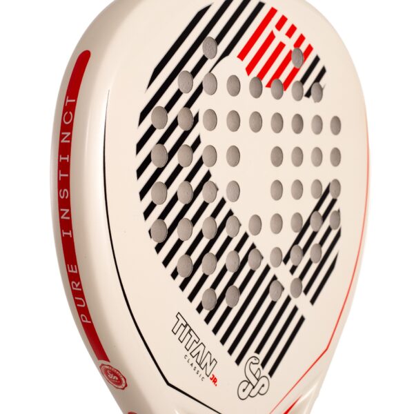 PALA PÁDEL VIBOR-A TITAN JUNIOR CLASSIC WHITE - Imagen 3