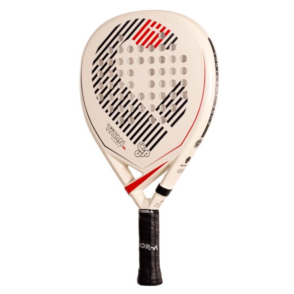 PALA PÁDEL VIBOR-A TITAN JUNIOR CLASSIC WHITE - Imagen 4