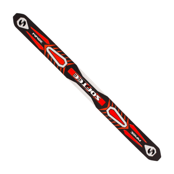 PROTECTOR SOFTEE PADEL GEOMETRÍA ROJO