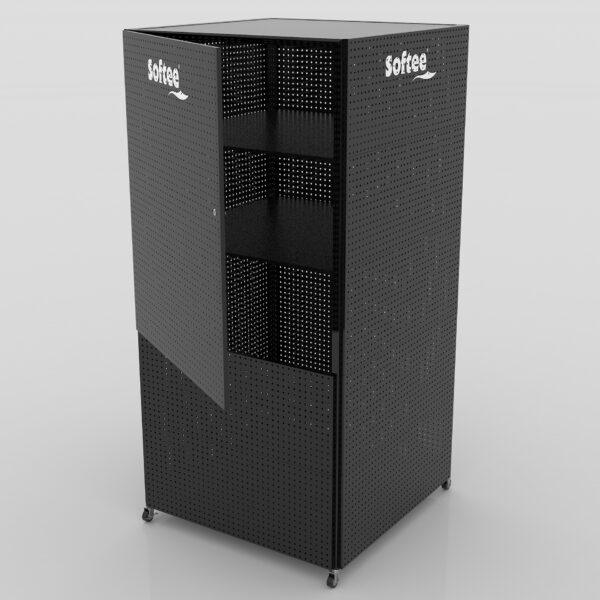 RACK EXPOSITOR CON SISTEMA ALMACENAJE - Imagen 2