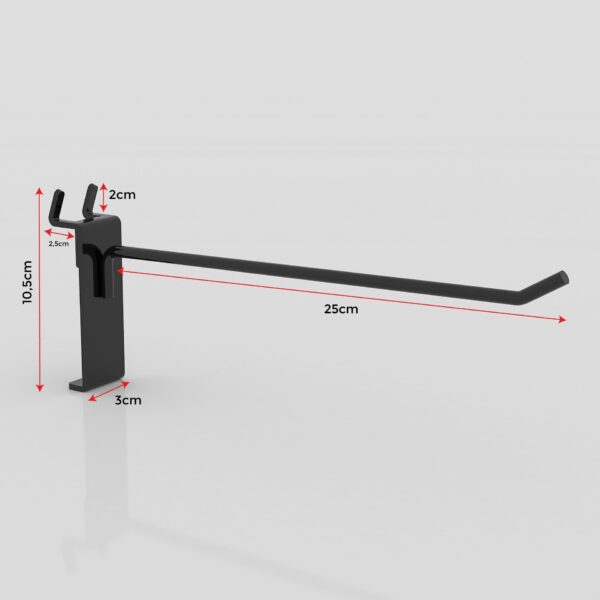 SOPORTE PERCHAS PARA RACK EXPOSITOR - Imagen 3