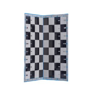 TABLERO AJEDREZ 43 CM PLEGABLE - INCLUYE FICHAS SENCILLAS-