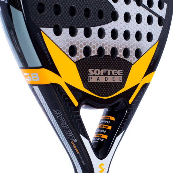 PALA PÁDEL SOFTEE SPEED ORANGE POWER - REEDITION- - Imagen 2