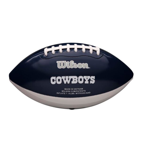 BALÓN FÚTBOL AMERICANO WILSON NFL PEEWEE DALLAS COWBOYS - Imagen 2