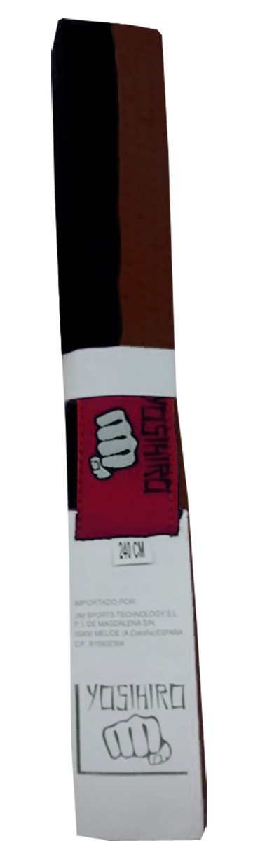 CINTURON KARATE/JUDO YOSIHIRO 100% ALGODON - Imagen 5