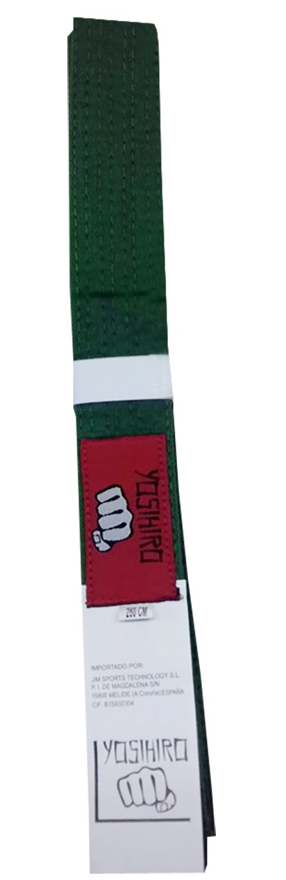 CINTURON KARATE/JUDO YOSIHIRO 100% ALGODON - Imagen 2