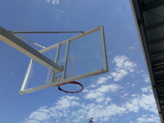 JUEGO DE 2 CANASTAS BALONCESTO DELUXE MONOTUBO FIJAS CON BASE PARA ANCLAJE -SIN TABLERO NI ARO- - Imagen 4