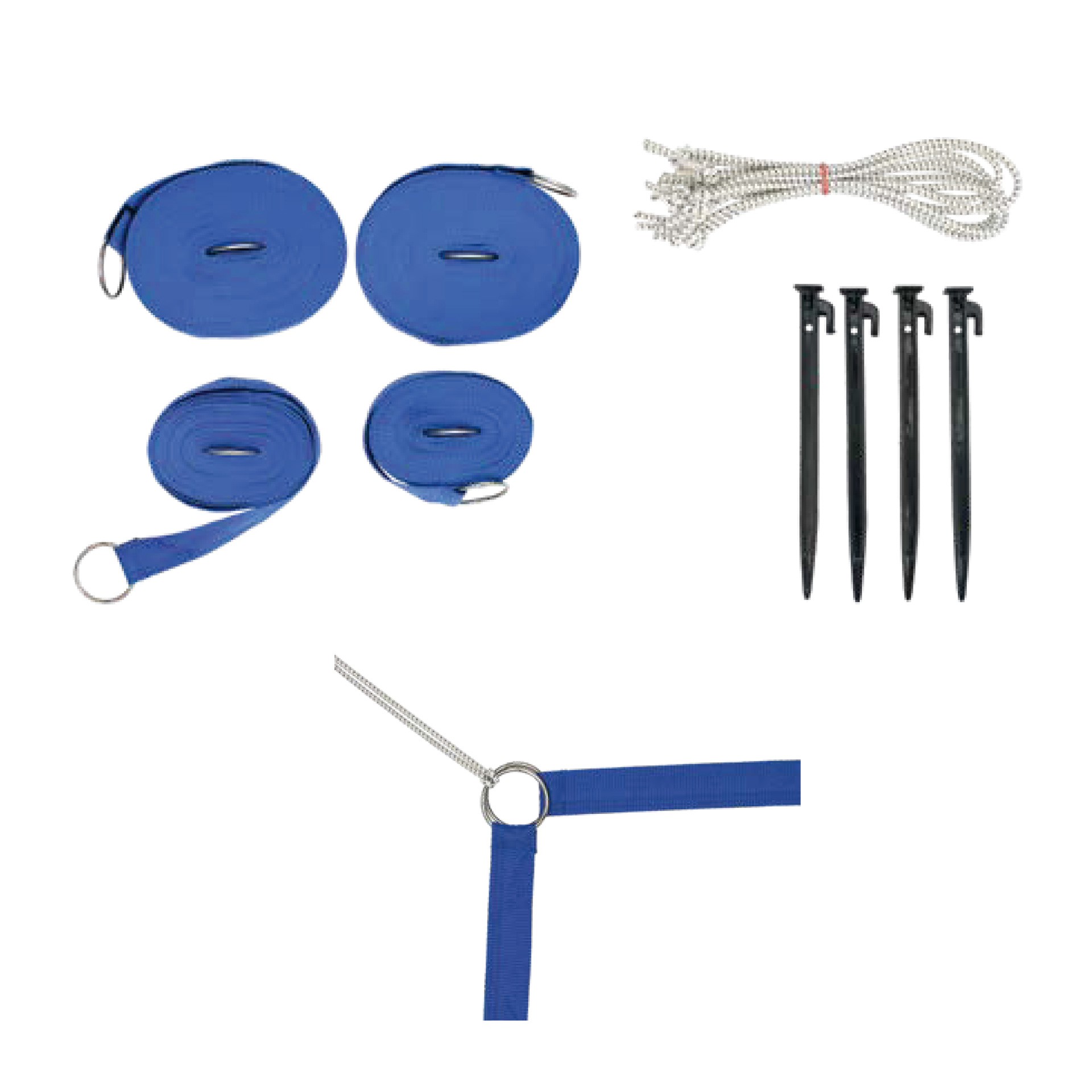 SET DE LÍNEAS DELIMITADORAS VOLEY PLAYA CON PICAS Y TIRANTES - Imagen 2