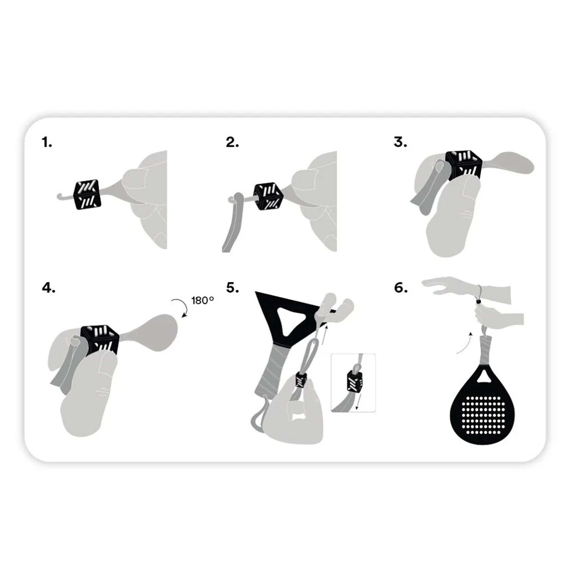 CIERRE DE CORDÓN CONSTRICTOR PARA PALAS DE PÁDEL - Imagen 9