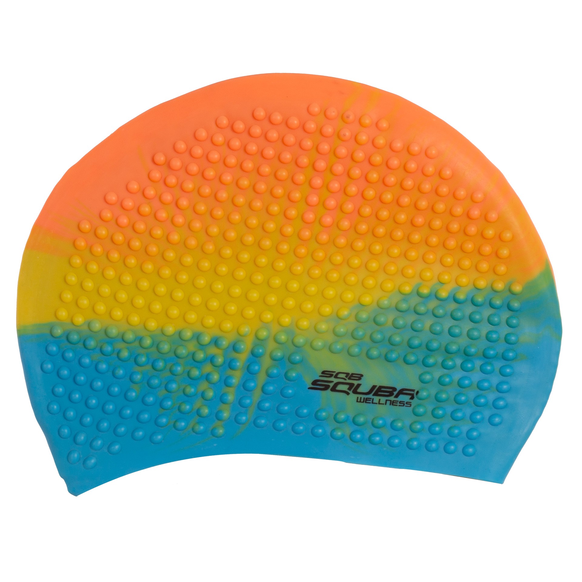 GORRO NATACIÓN SILICONA SQUBA BUBBLE MULTICOLOR - Imagen 2