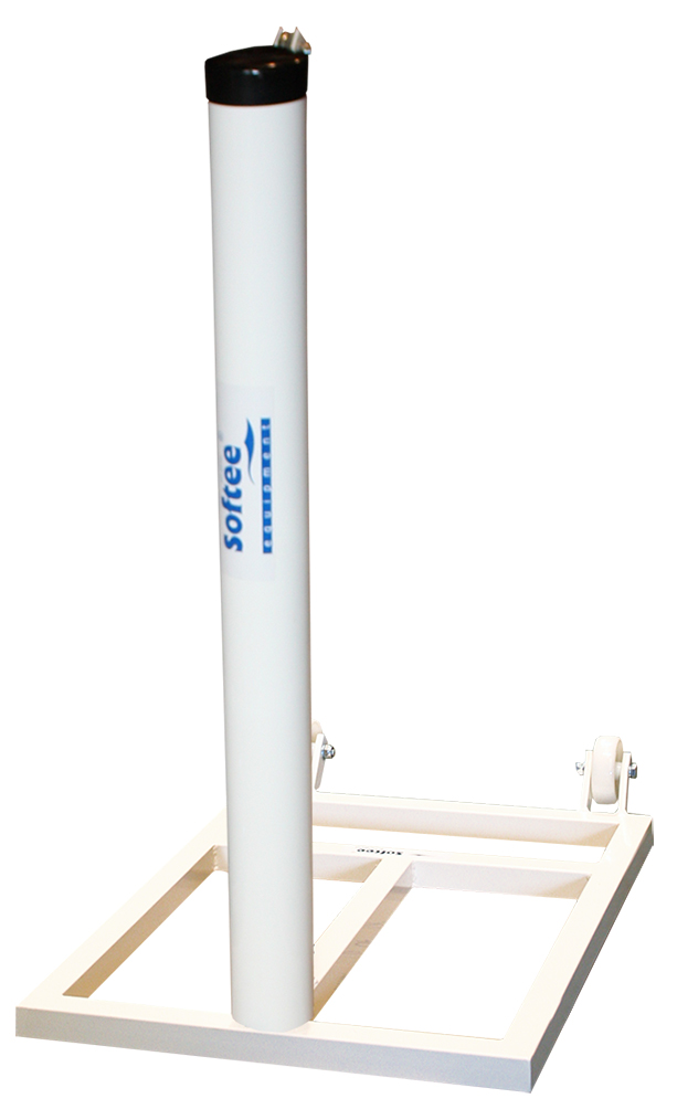 JUEGO POSTES TENIS TRASLADABLES ALUMINIO Ø 90MM - Imagen 4