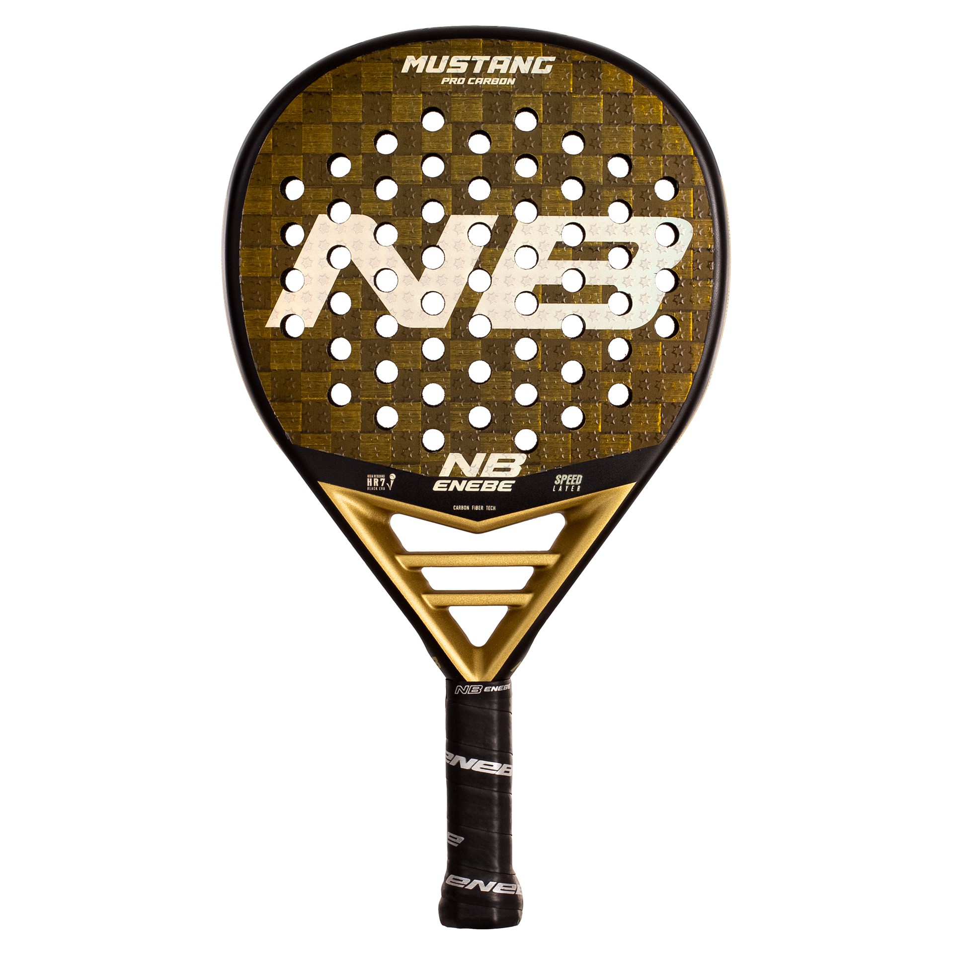 PALA PÁDEL ENEBE MUSTANG PRO CARBON GOLD 15K - Imagen 2
