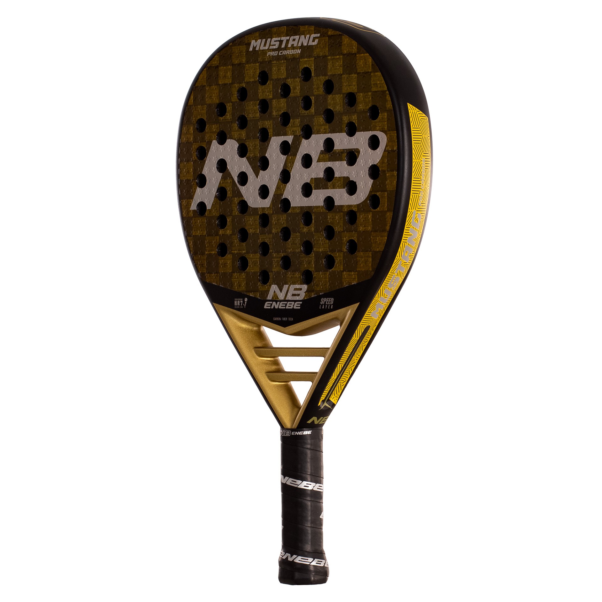 PALA PÁDEL ENEBE MUSTANG PRO CARBON GOLD 15K - Imagen 4