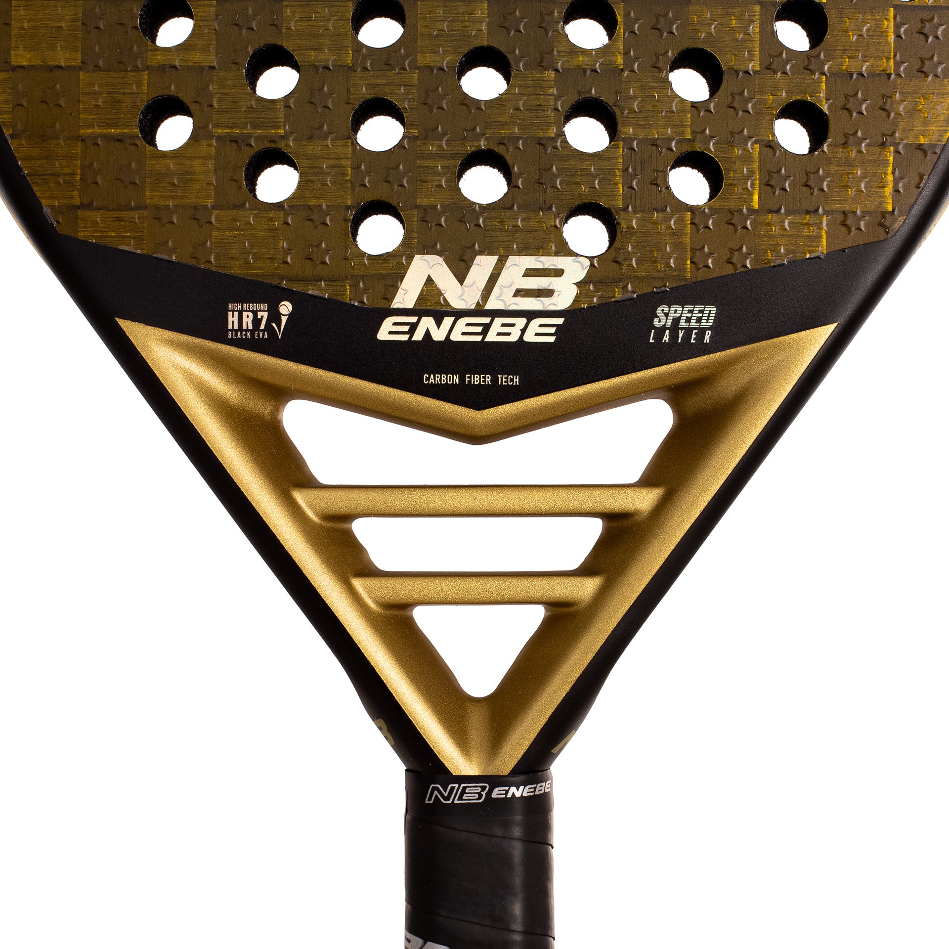 PALA PÁDEL ENEBE MUSTANG PRO CARBON GOLD 15K - Imagen 5