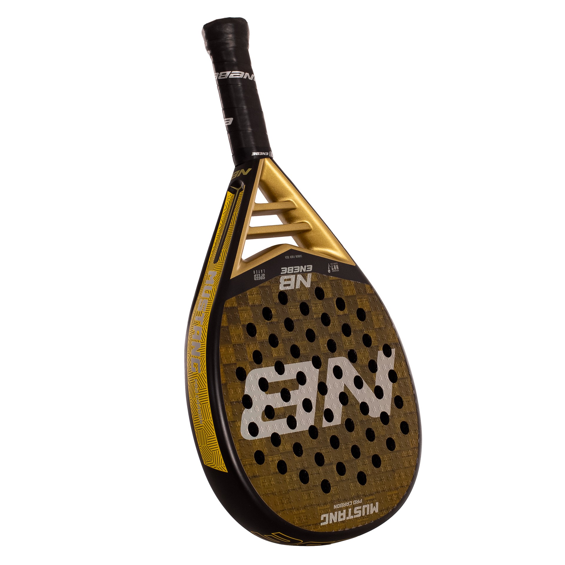 PALA PÁDEL ENEBE MUSTANG PRO CARBON GOLD 15K - Imagen 7