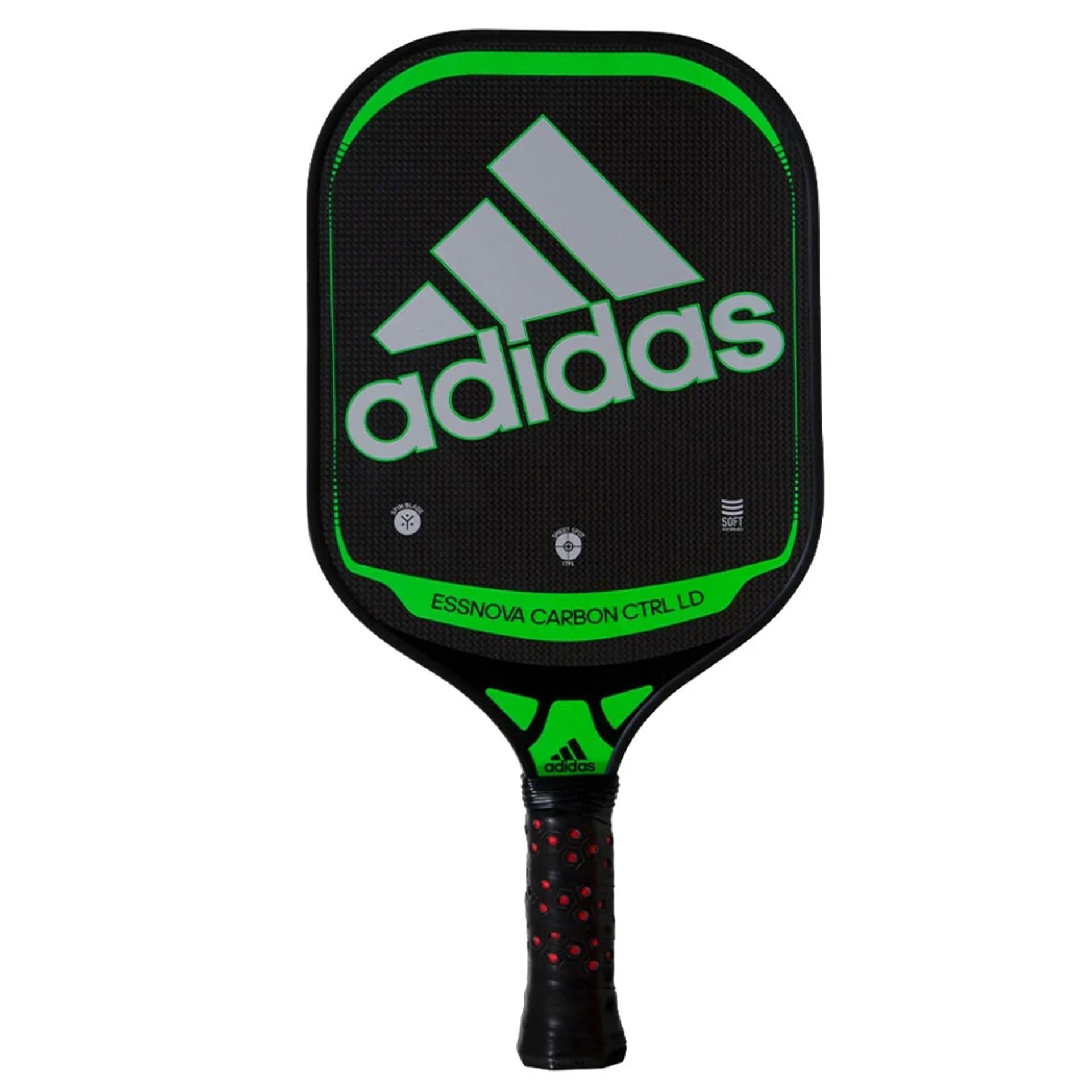 PALA PICKLEBALL ADIDAS ESSNOVA CARBON CTRL LD GREEN - Imagen 3