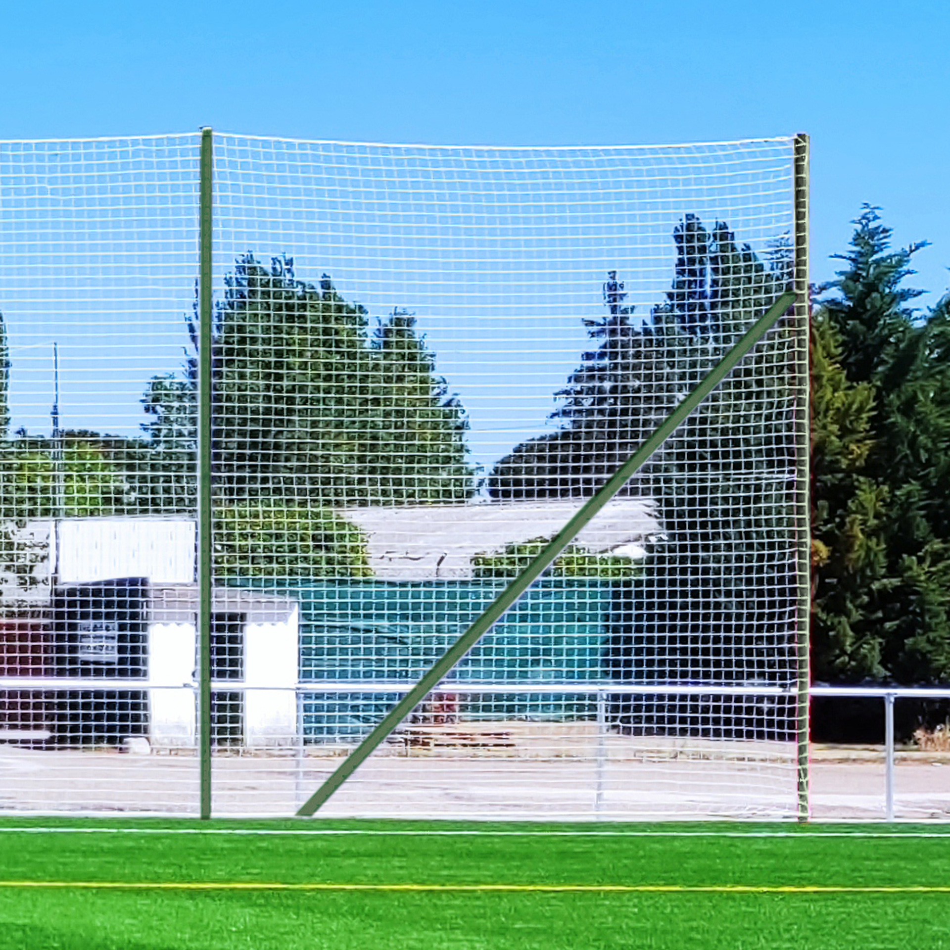 POSTE REFUERZO METÁLICO PARA RED PROTECCIÓN SIN BOTES - Imagen 5