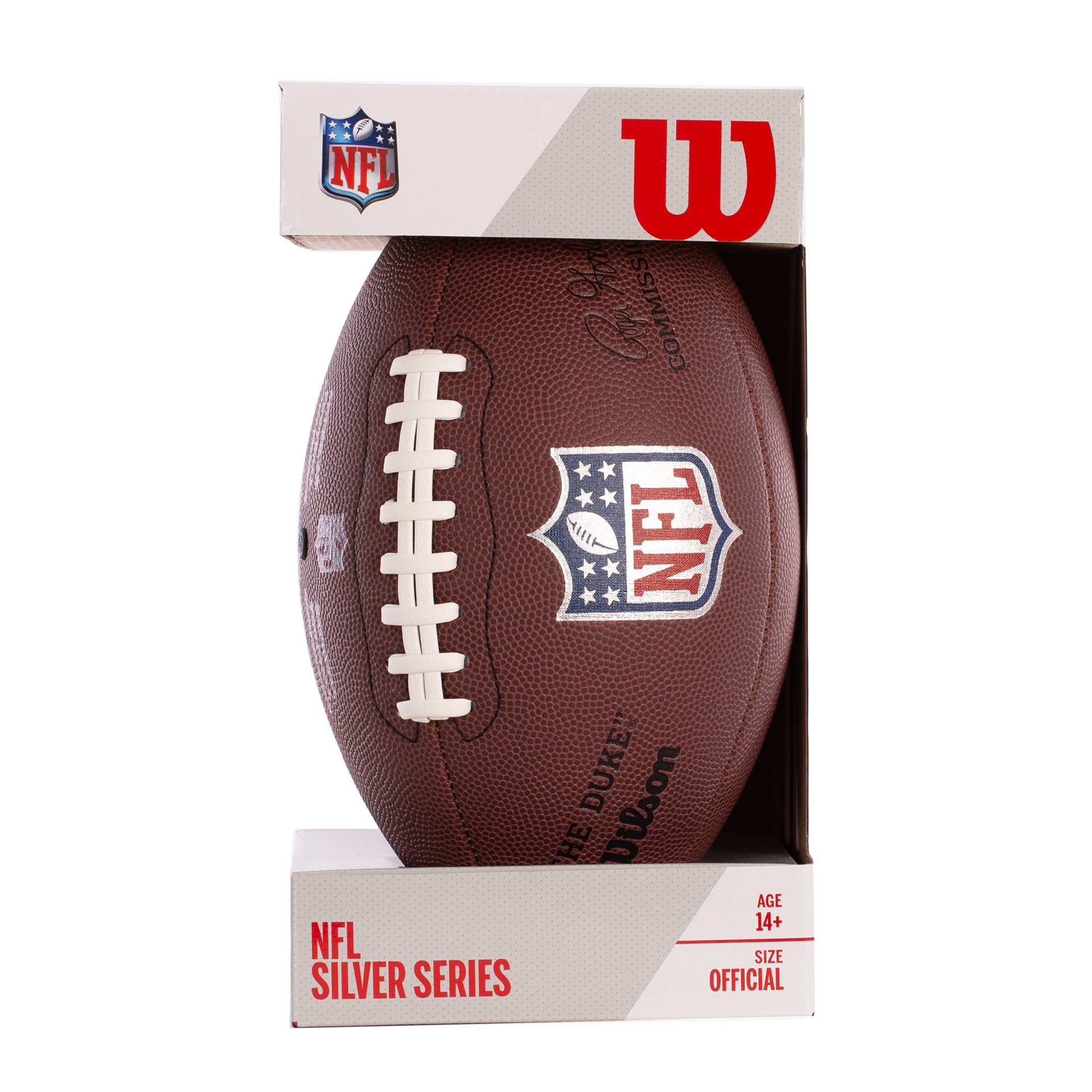 BALÓN FÚTBOL AMERICANO WILSON NFL DUKE RÉPLICA - CON EXPOSITOR - - Imagen 3