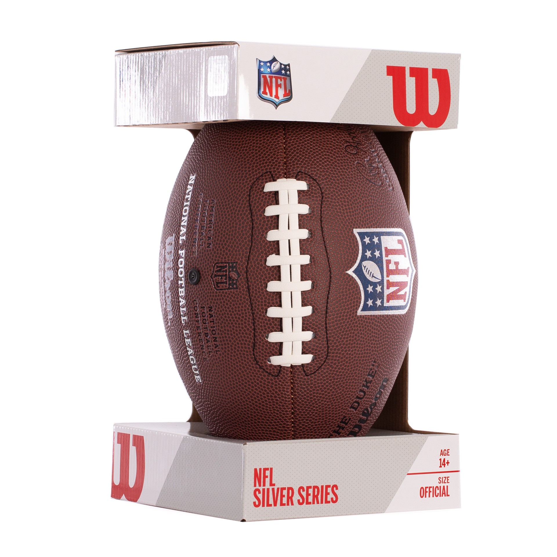 BALÓN FÚTBOL AMERICANO WILSON NFL DUKE RÉPLICA - CON EXPOSITOR - - Imagen 2