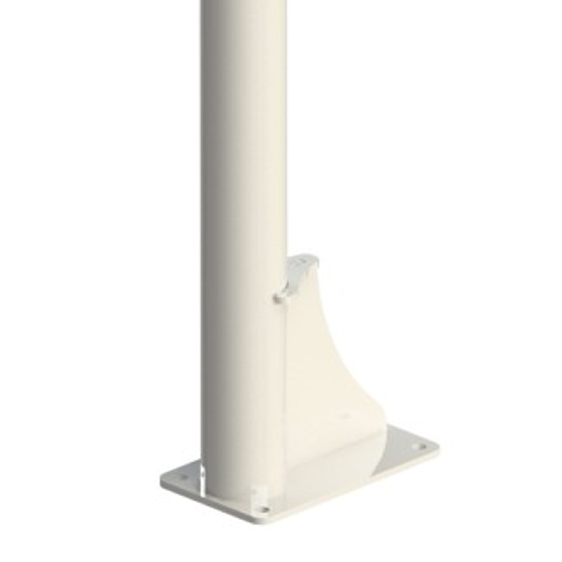 JUEGO CANASTAS MINIBASKET MONOTUBO NEW TUBO 114 MM FIJAS  CON BASE PARA ANCLAJE-SIN TABLERO, ARO - Imagen 5