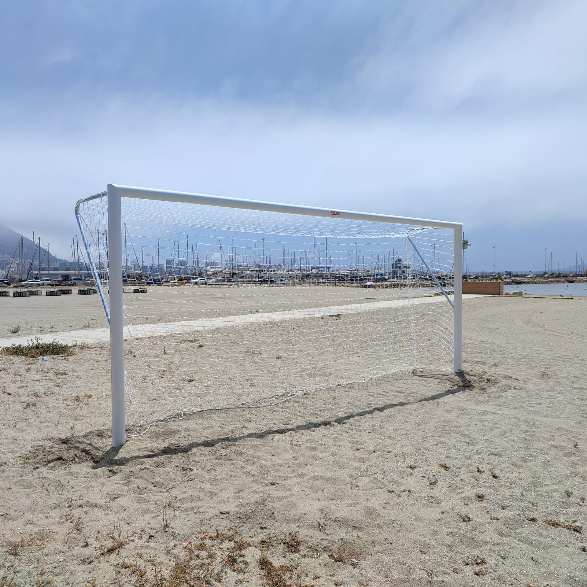 JUEGO PORTERÍAS FÚTBOL-PLAYA ALUMINIO 120X100MM - Imagen 4