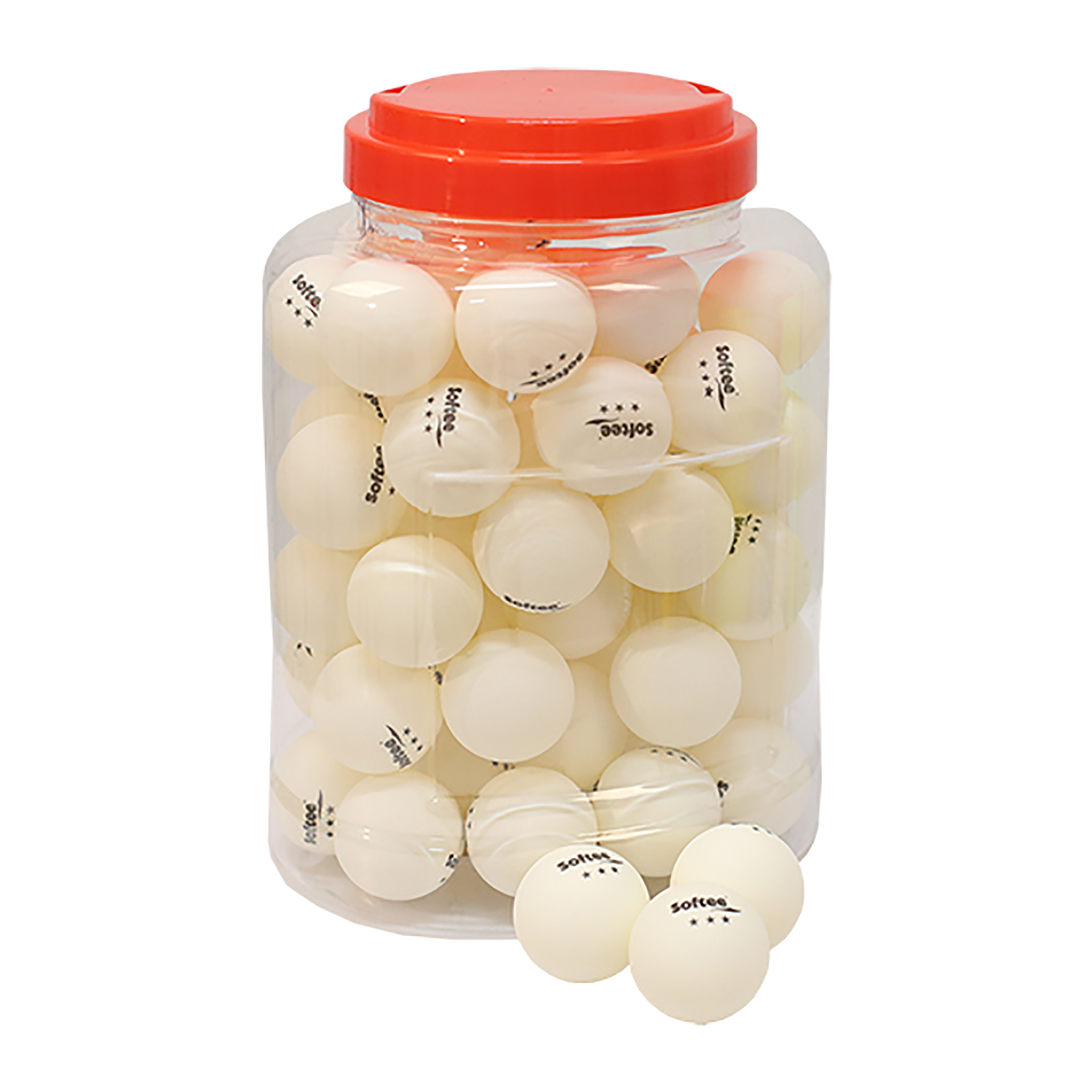 TARRO 60 PELOTAS TENIS DE MESA SOFTEE 40MM - Imagen 2