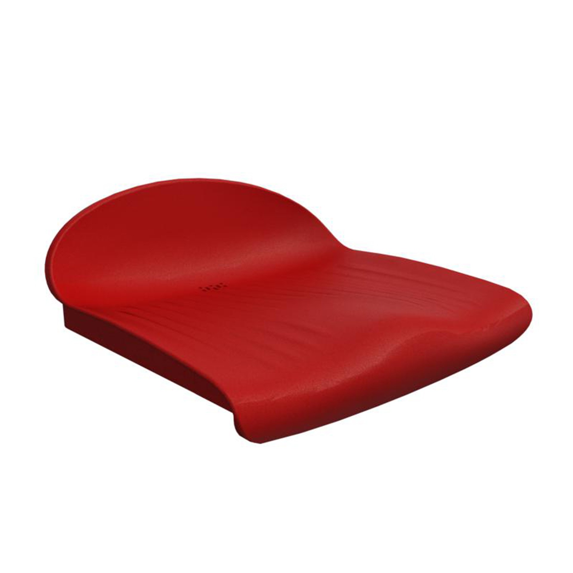 ASIENTO PVC SIN RESPALDO SPARK SR M4 ROJO - Imagen 2