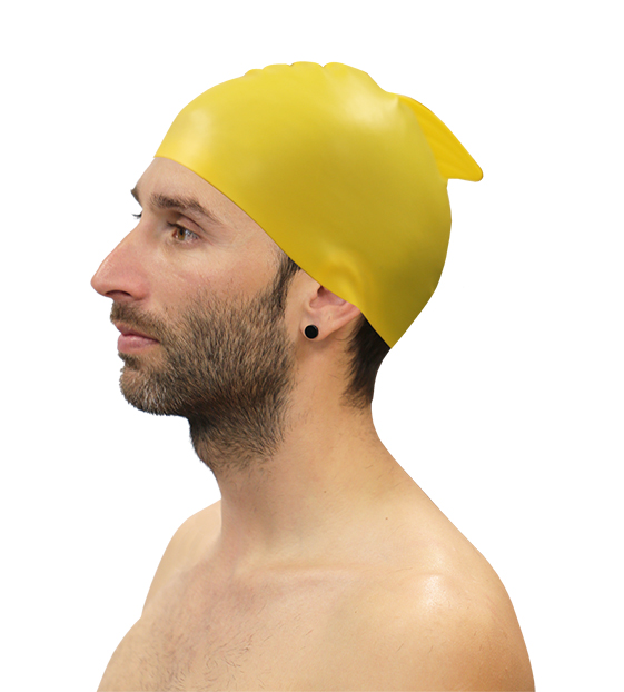 LOTE 10 GORROS NATACIÓN SILICONA CON ALETA SOFTEE - Imagen 5