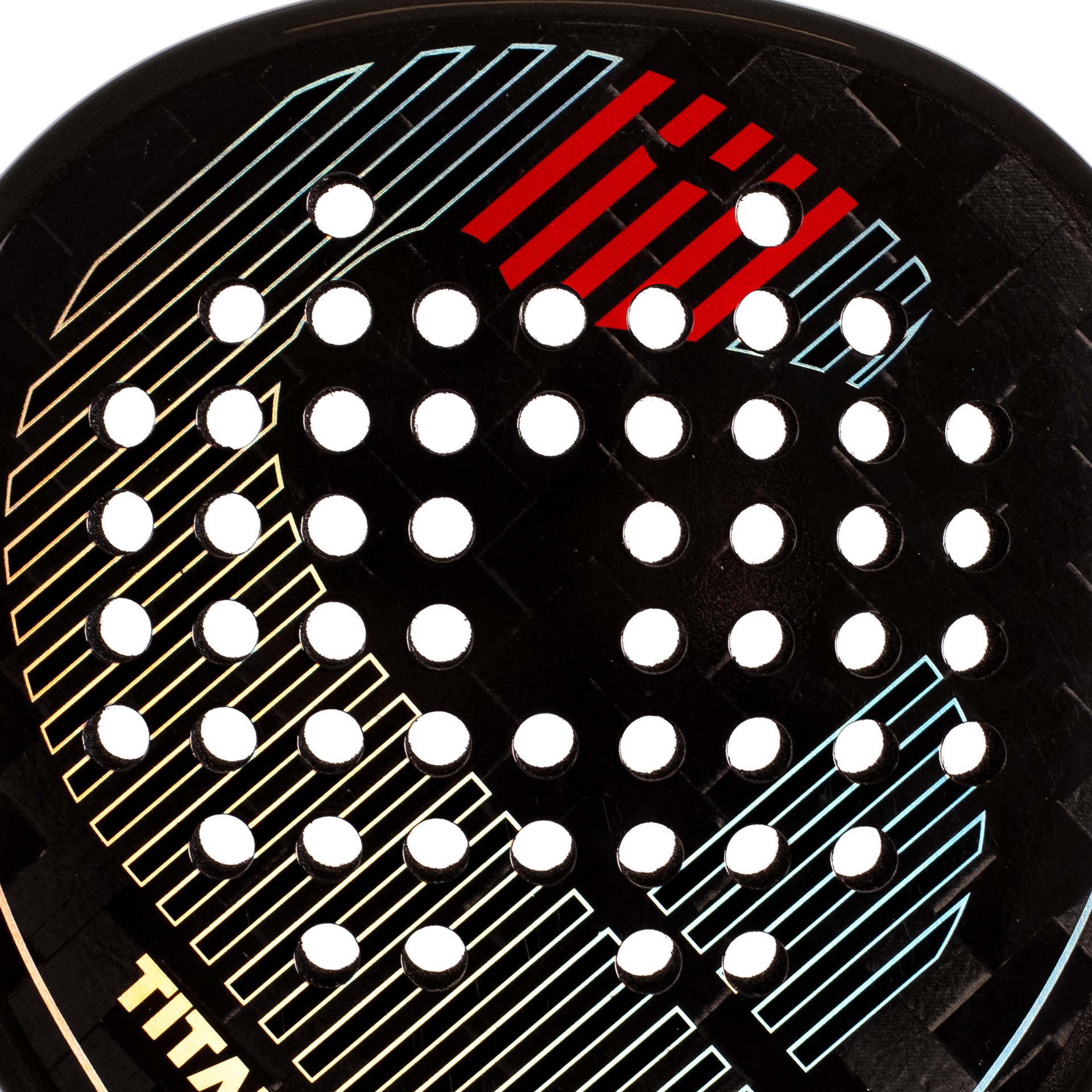 PACK PALA DE PÁDEL VIBOR-A TITAN 15K BLACK TWILL - Imagen 4