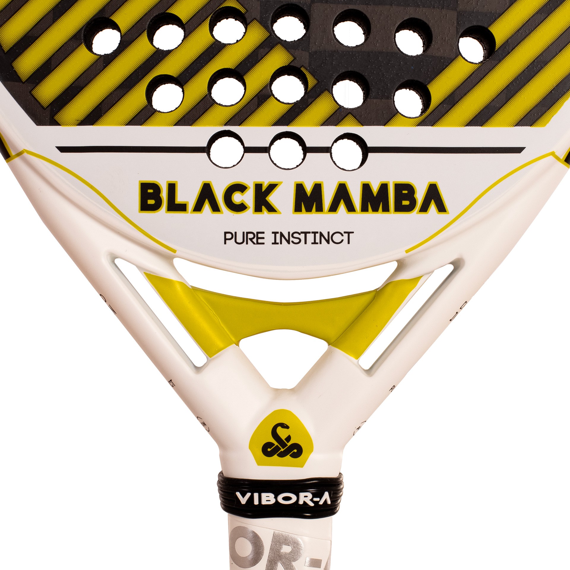 PALA DE PÁDEL VIBOR-A BLACK MAMBA EVO PRO WHITE - Imagen 4