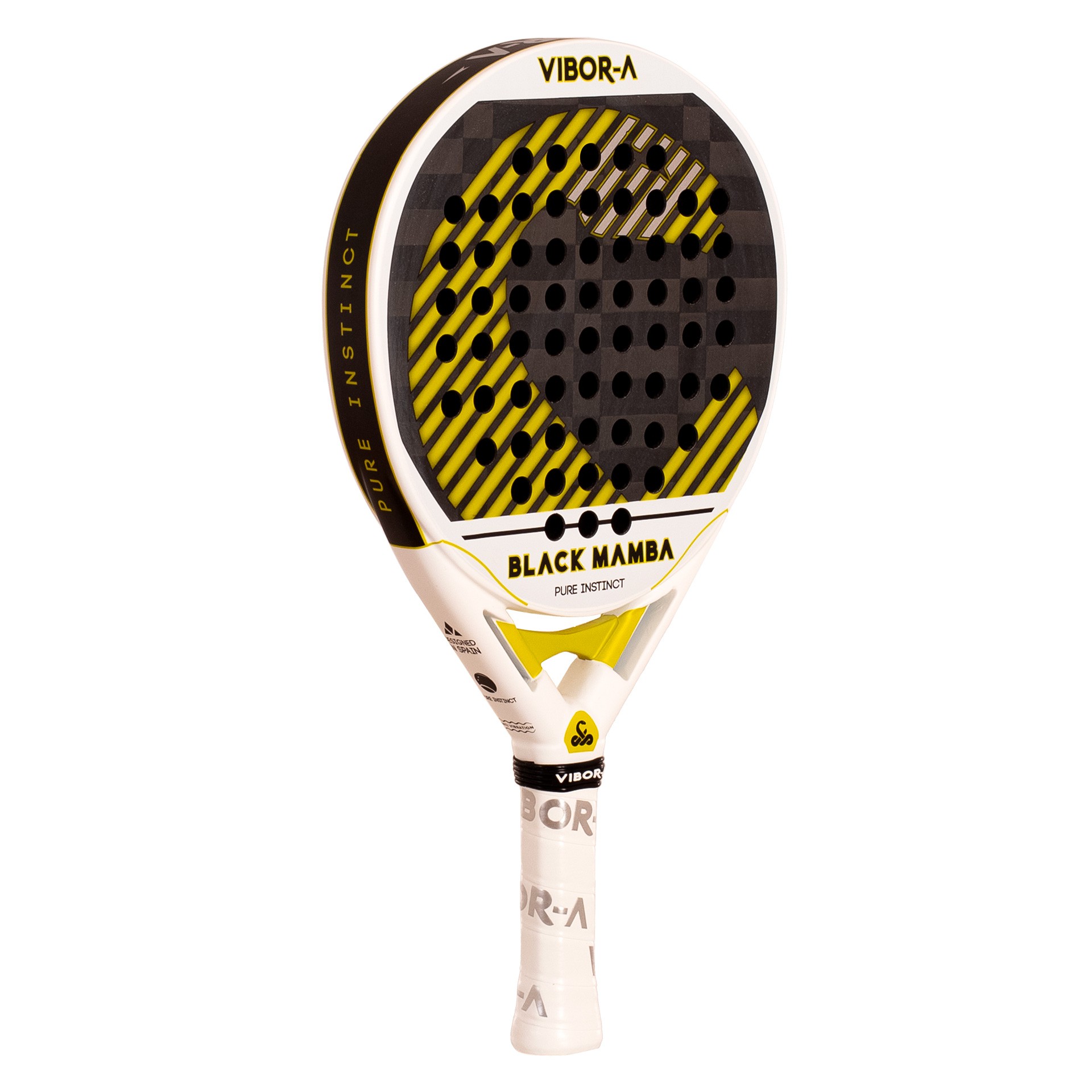 PALA DE PÁDEL VIBOR-A BLACK MAMBA EVO PRO WHITE - Imagen 7