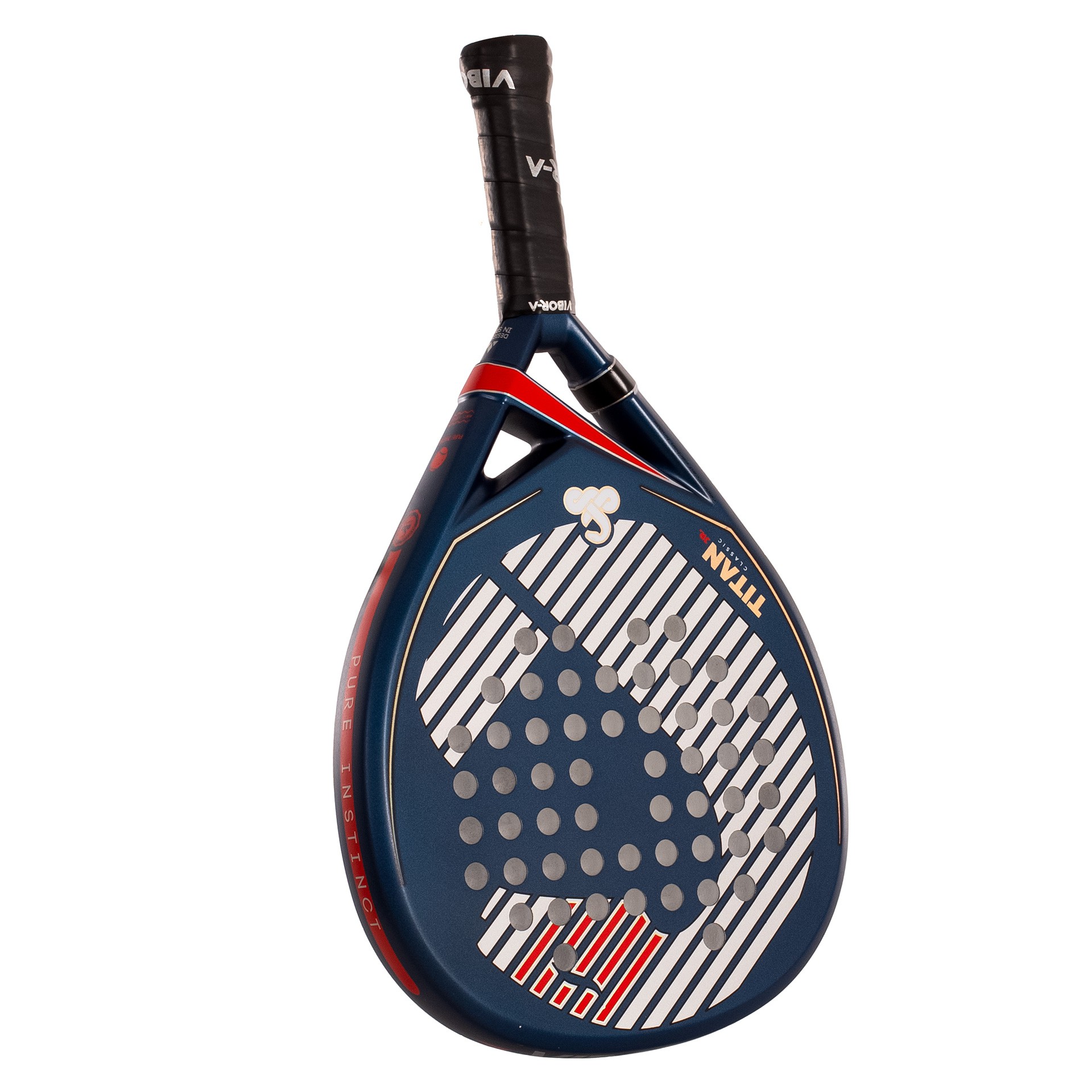 PALA DE PÁDEL VIBOR-A TITAN JUNIOR CLASSIC BLUE - Imagen 3