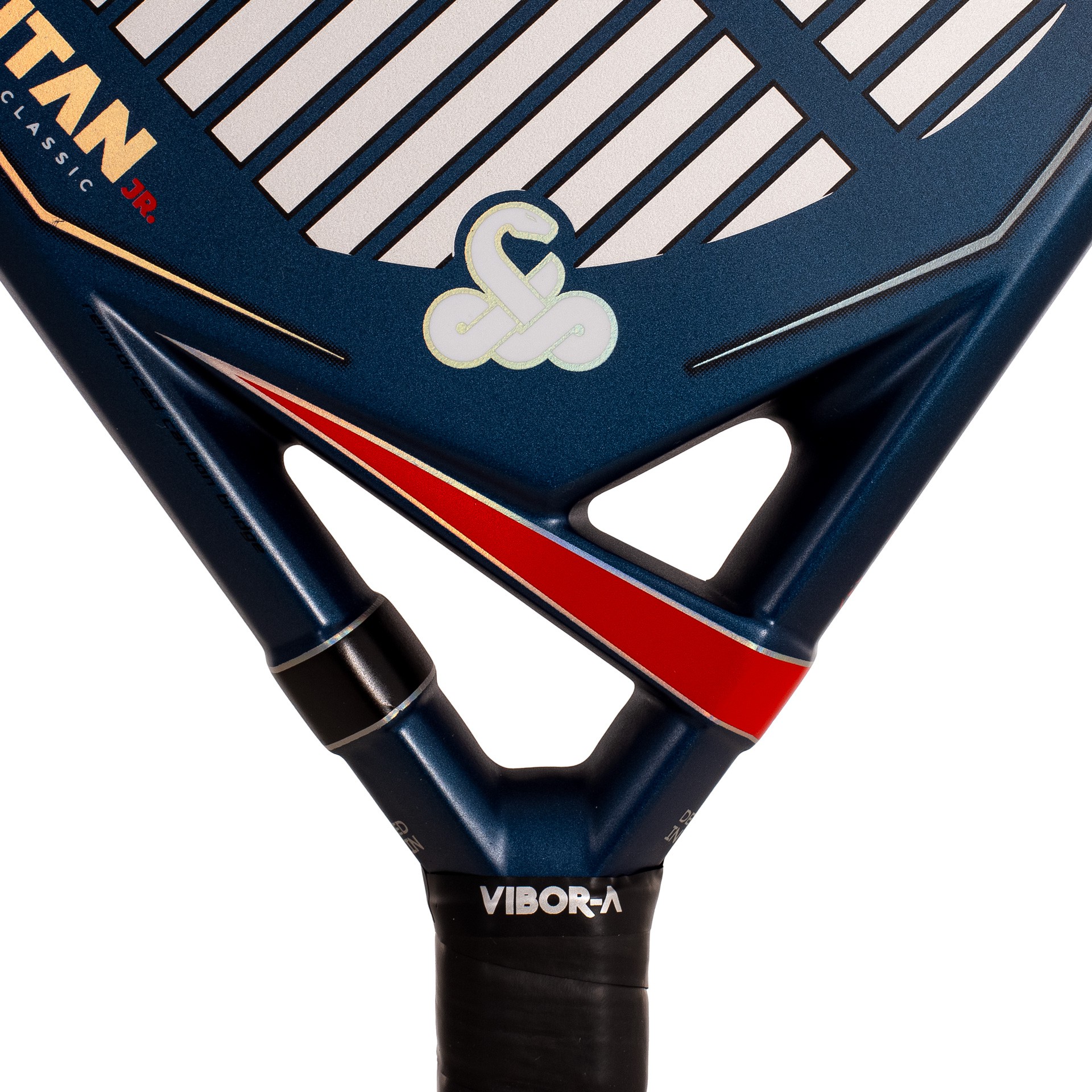 PALA DE PÁDEL VIBOR-A TITAN JUNIOR CLASSIC BLUE - Imagen 4