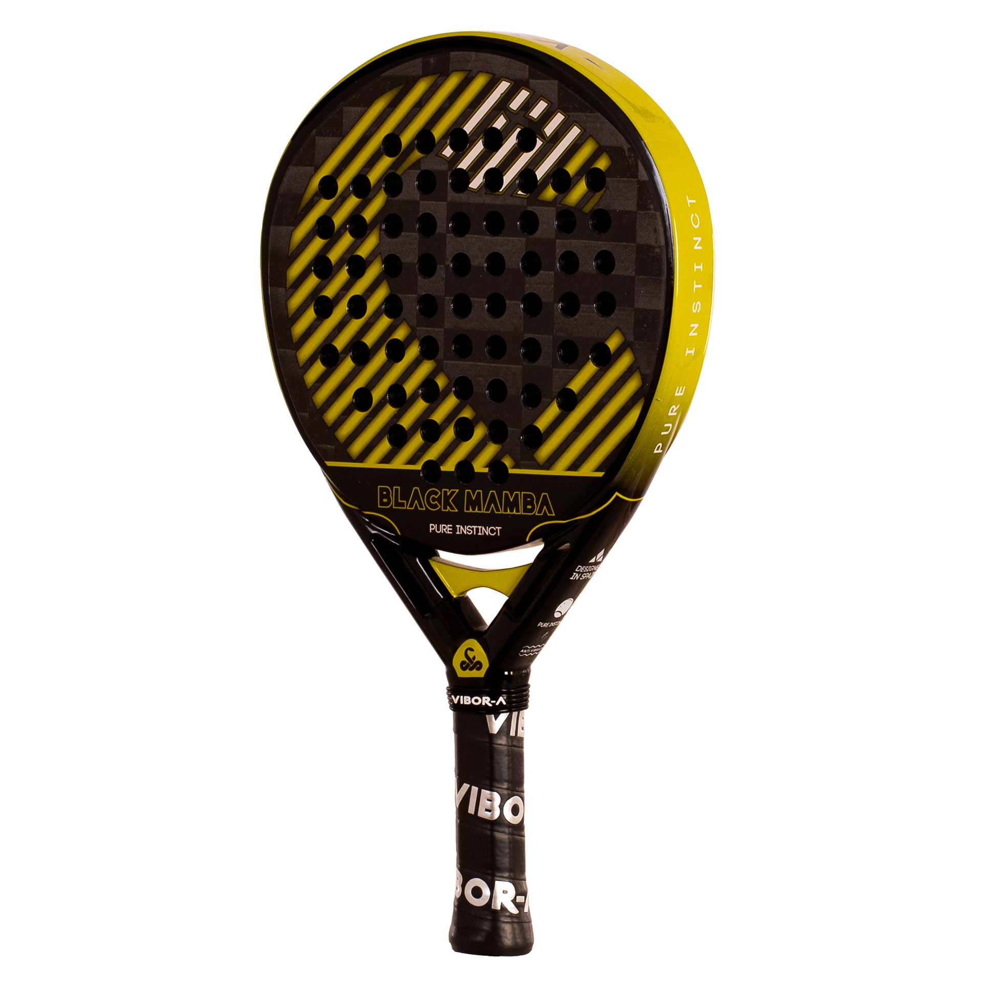 PALA DE PÁDEL VIBOR-A BLACK MAMBA EVO PRO BLACK - Imagen 3
