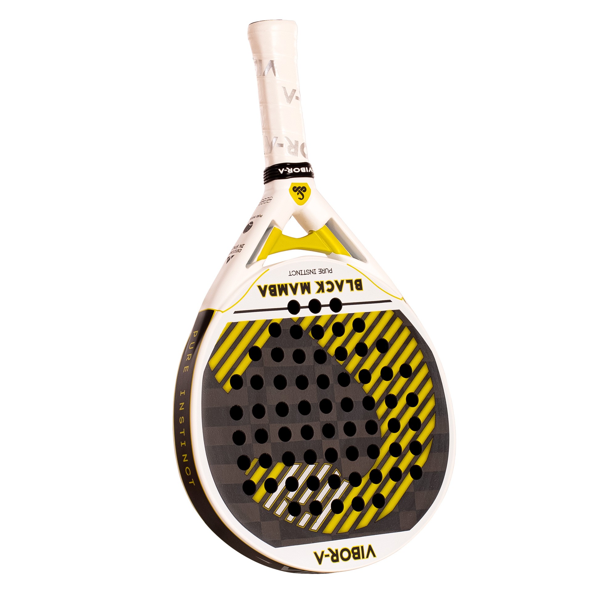 PALA DE PÁDEL VIBOR-A BLACK MAMBA EVO PRO WHITE - Imagen 2
