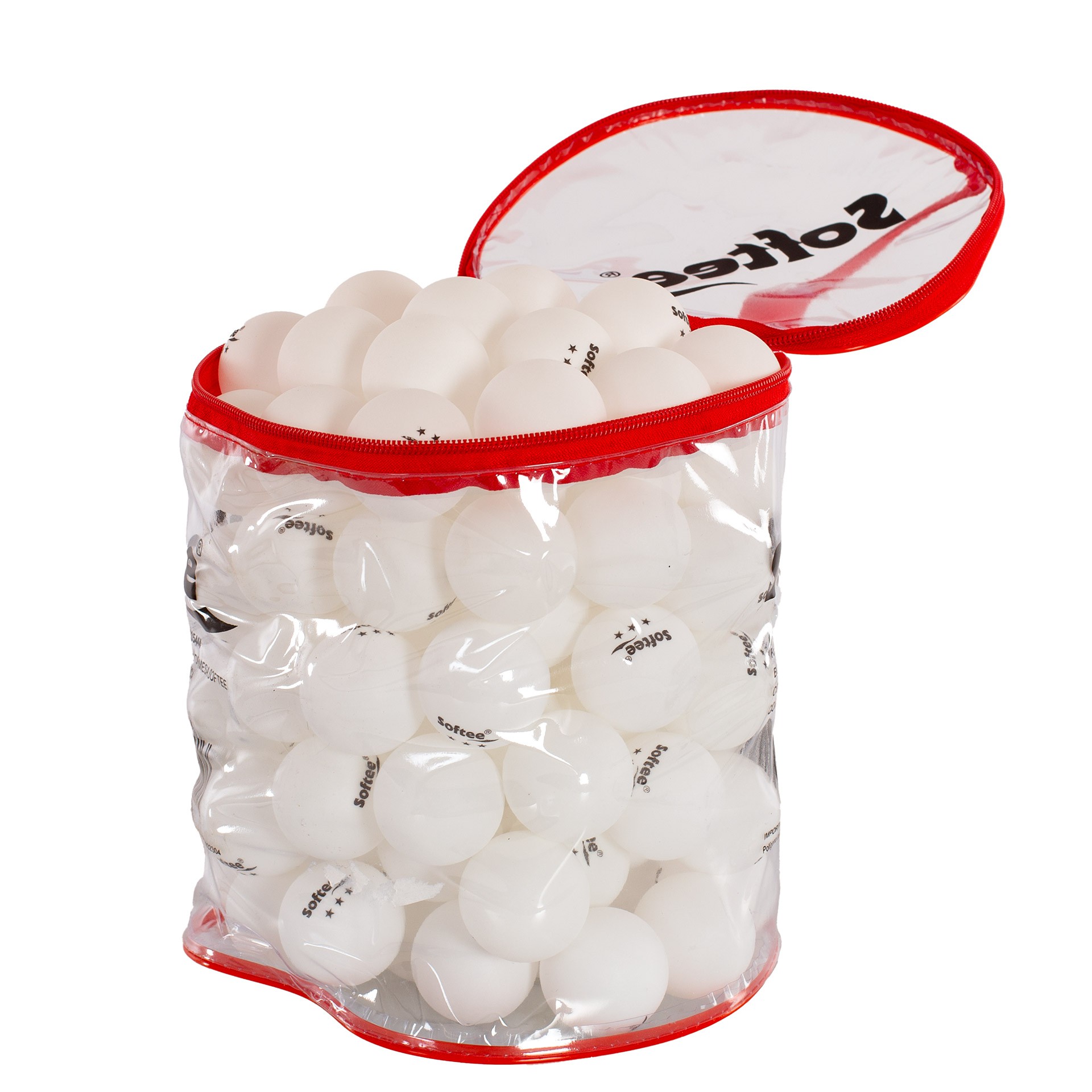 BOLSA 100 PELOTAS PP TENIS DE MESA SOFTEE - Imagen 2
