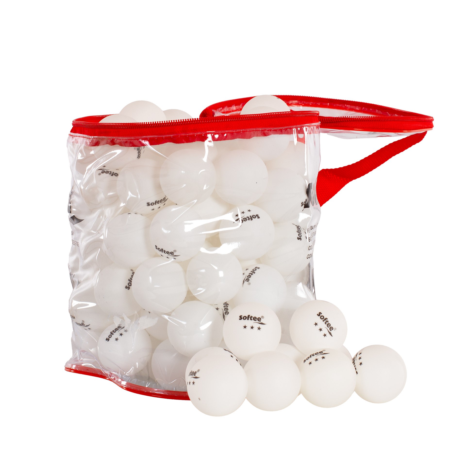 BOLSA 100 PELOTAS PP TENIS DE MESA SOFTEE - Imagen 5