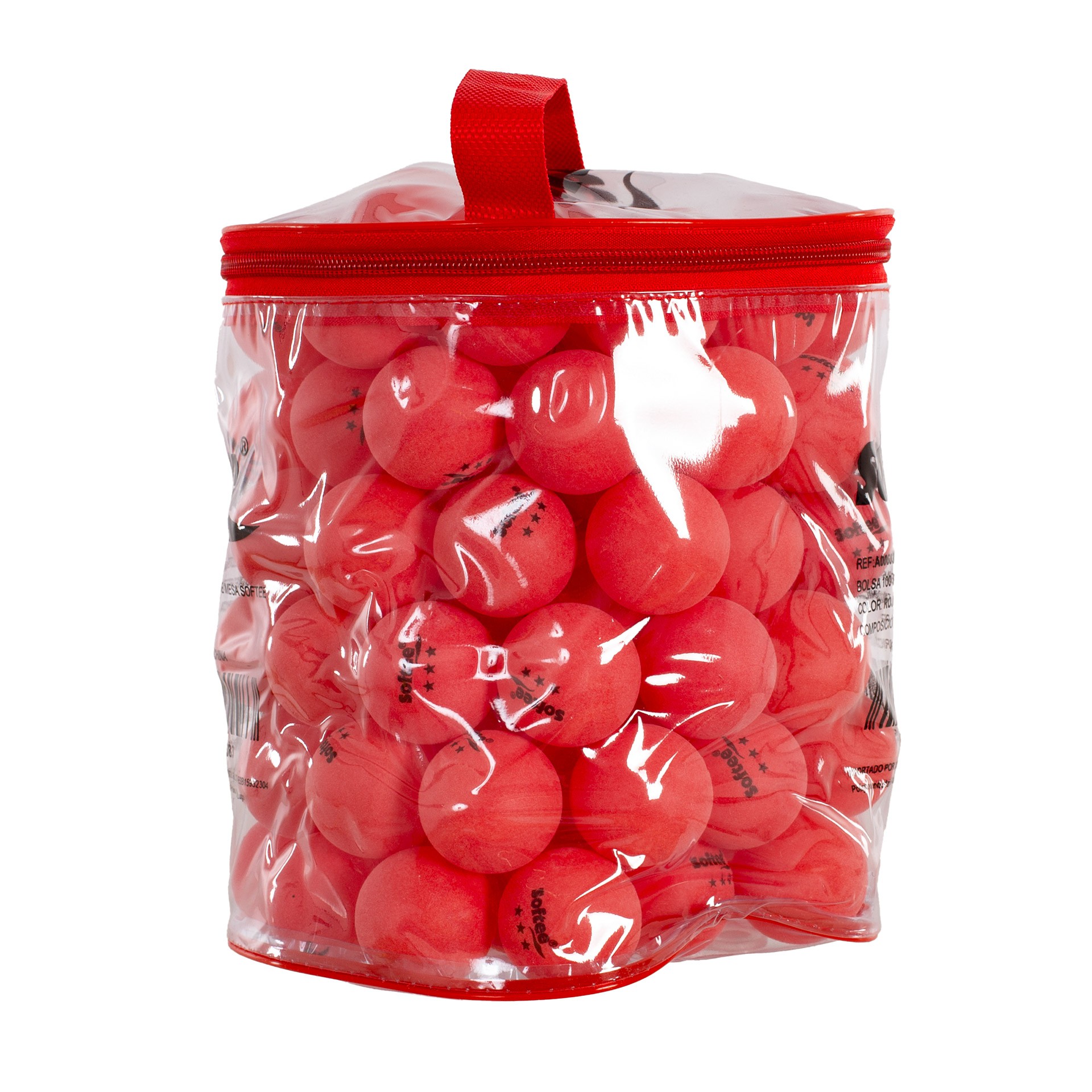 BOLSA 100 PELOTAS PP TENIS DE MESA SOFTEE - Imagen 6