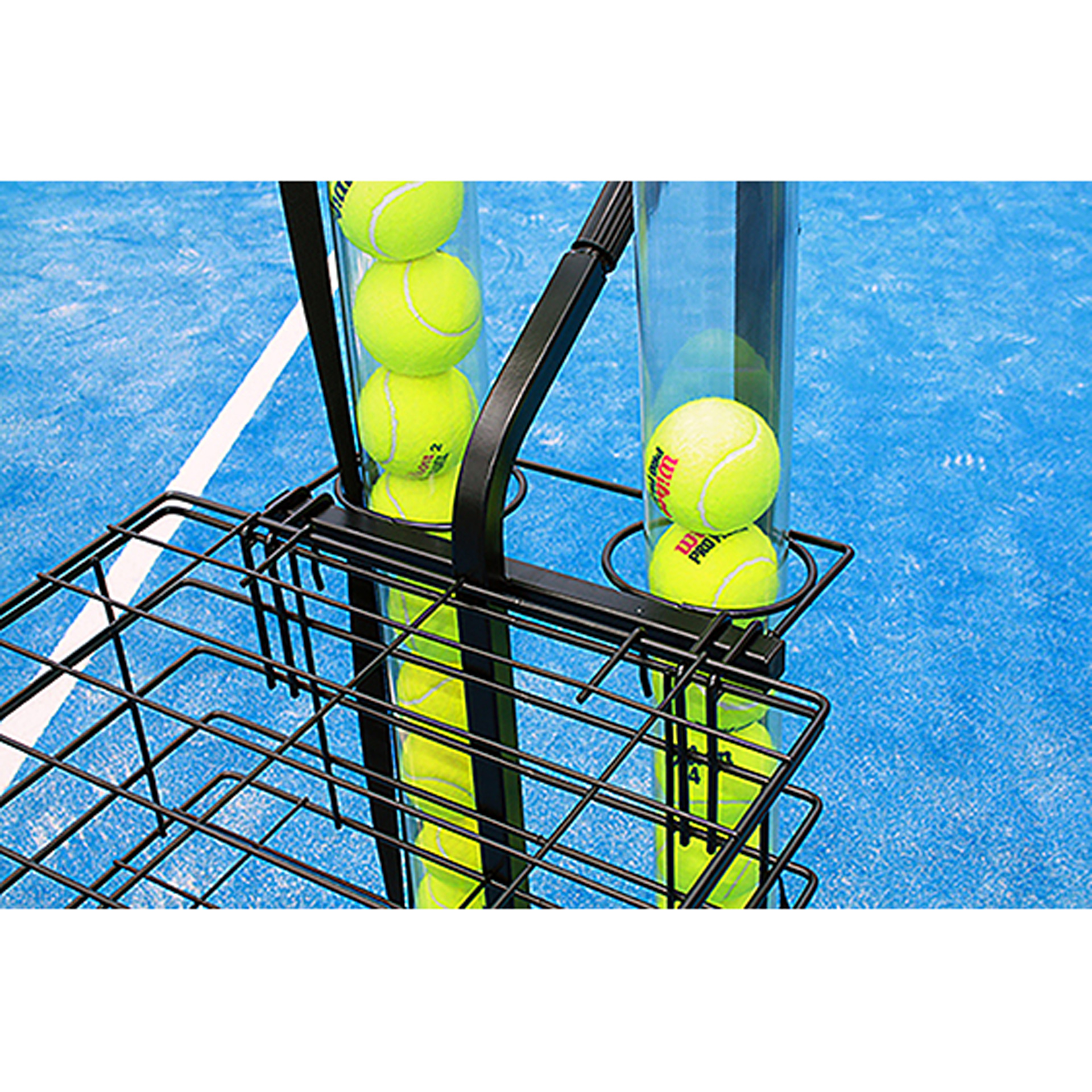 CARRO PORTAPELOTAS TENIS / PÁDEL 80 PELOTAS SOFTEE - Imagen 6