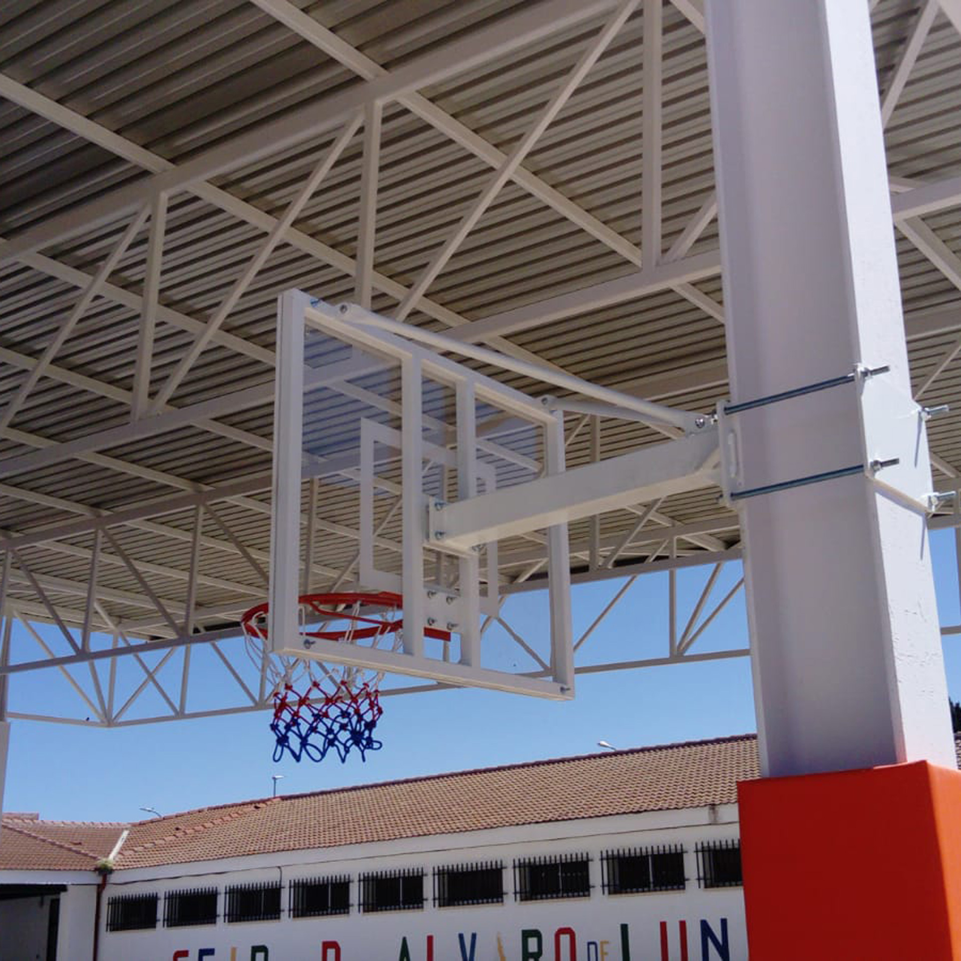 JGO CANASTA MINIBASKET FIJA A VIGA VUELO 1 M - Imagen 3