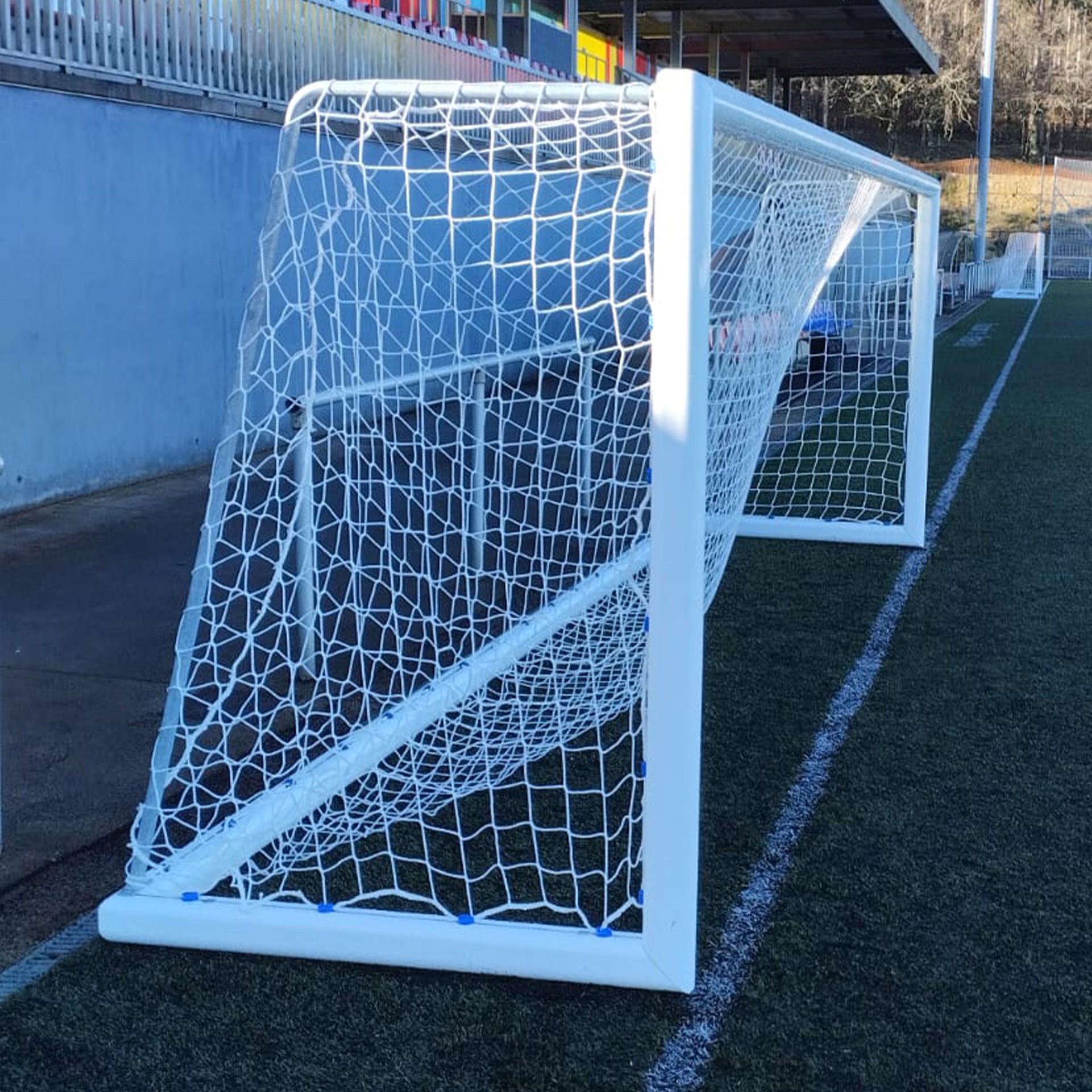 JUEGO PORTERÍAS ALUMINIO FÚTBOL 7 120X100 MM TRASLADABLES - Imagen 2